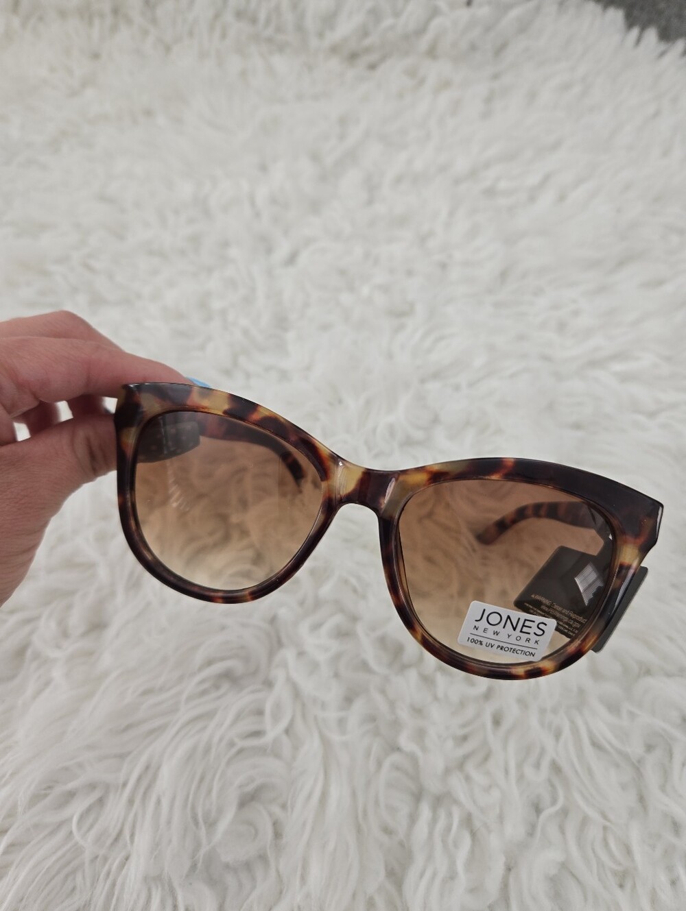 Jones New York tortoiseshell sunglasses.